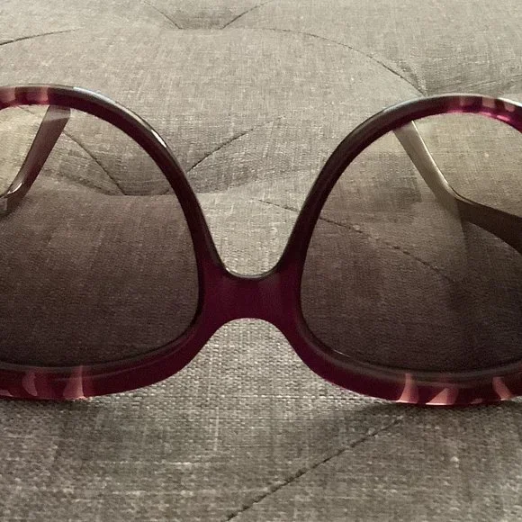 Christian Dior Tie Dye1 Sunglasses in purple flower frame